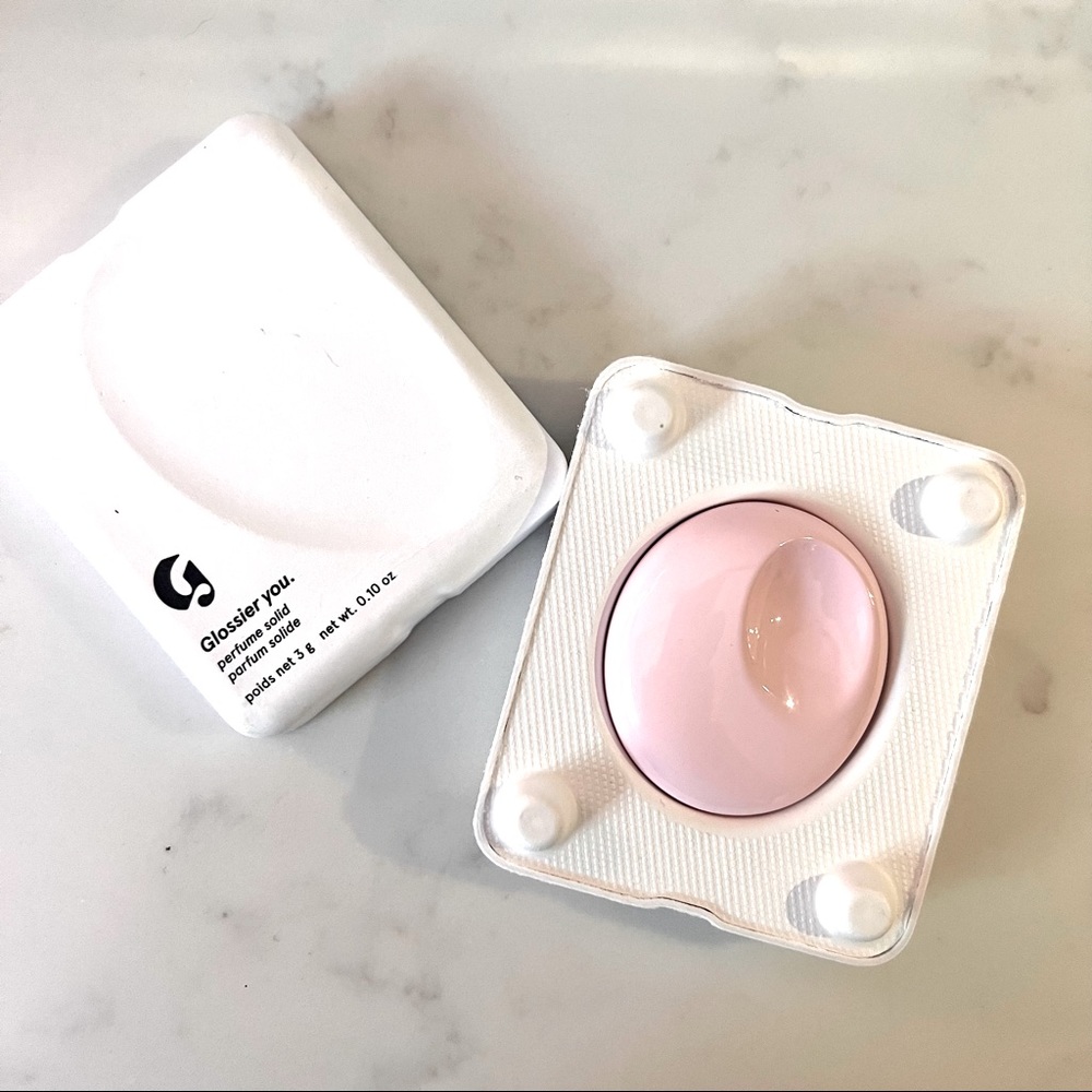 Glossier YOU solid perfume- swatched once!